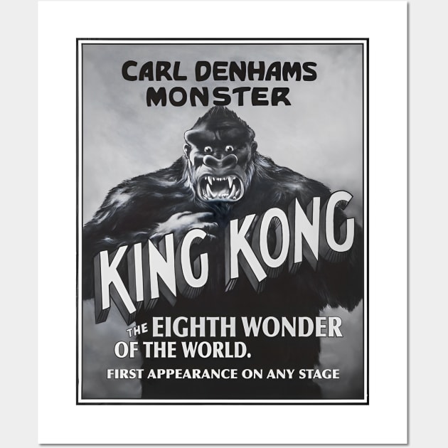 King Kong 8th Wonder of the World from Son of Kong Wall Art by woodsman